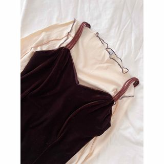 エディットフォールル(EDIT.FOR LULU)のvintage velour dress(ロングワンピース/マキシワンピース)