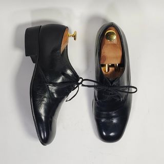 【スイス製】BALLY バリー プレーントゥレザーシューズ