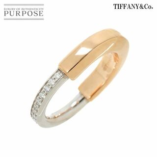ティファニー(Tiffany & Co.)のティファニー TIFFANY&CO. ロック 11号 リング ダイヤ 0.20ct K18 PG WG ピンク ホワイト ゴールド 750 指輪 VLP 90220316(リング(指輪))