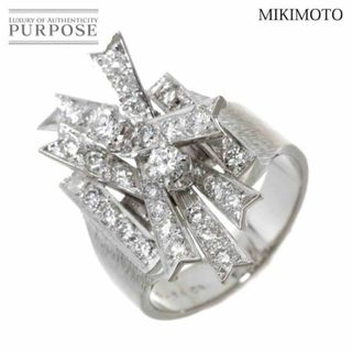 ミキモト(MIKIMOTO)のミキモト MIKIMOTO 12号 リング ダイヤ 0.94ct K14 WG ホワイトゴールド 585 指輪 VLP 90222861(リング(指輪))