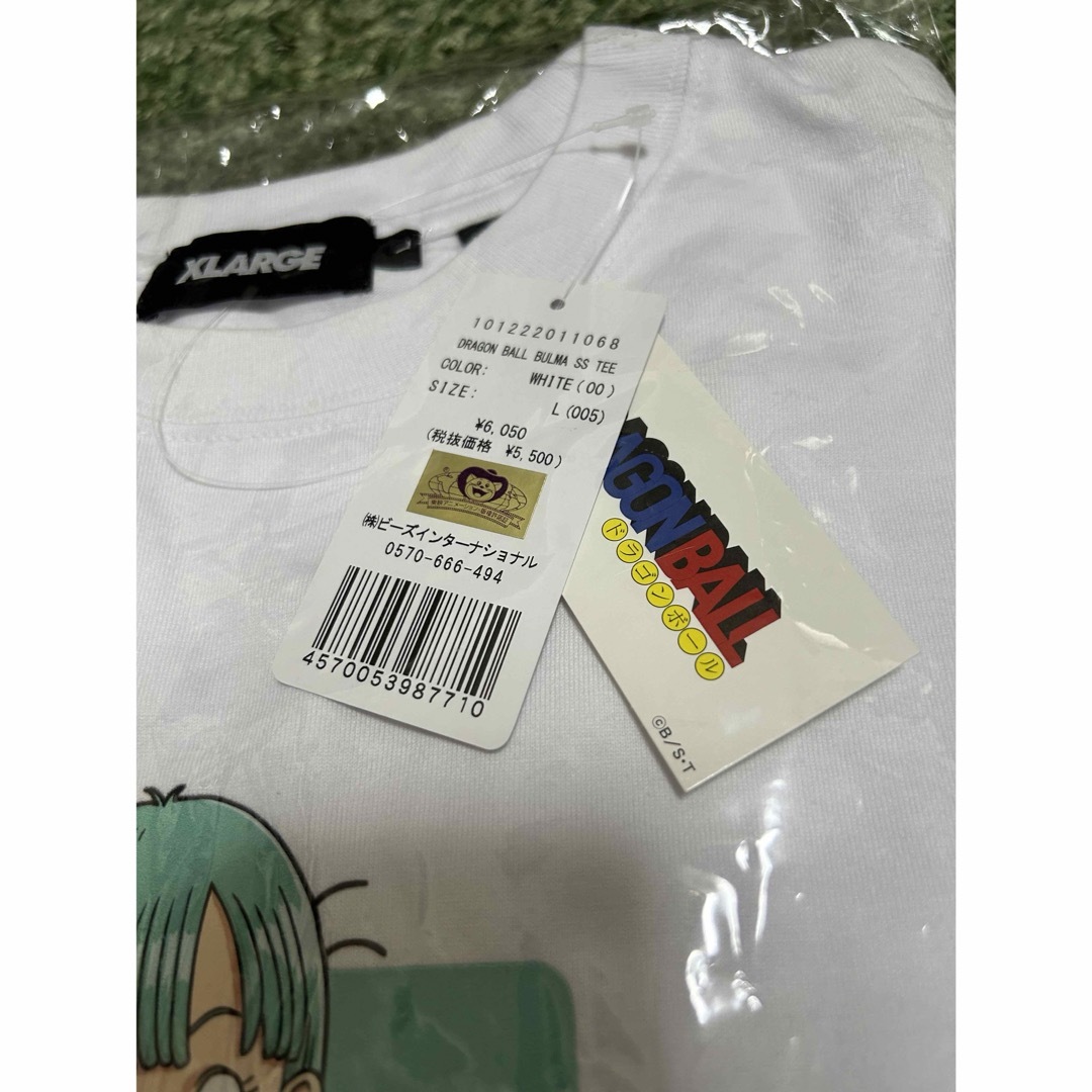 XLARGE(エクストララージ)の即完売品 新品未使用 エクストララージ ブルマ Tシャツ L 白 タグ付 メンズのトップス(Tシャツ/カットソー(半袖/袖なし))の商品写真