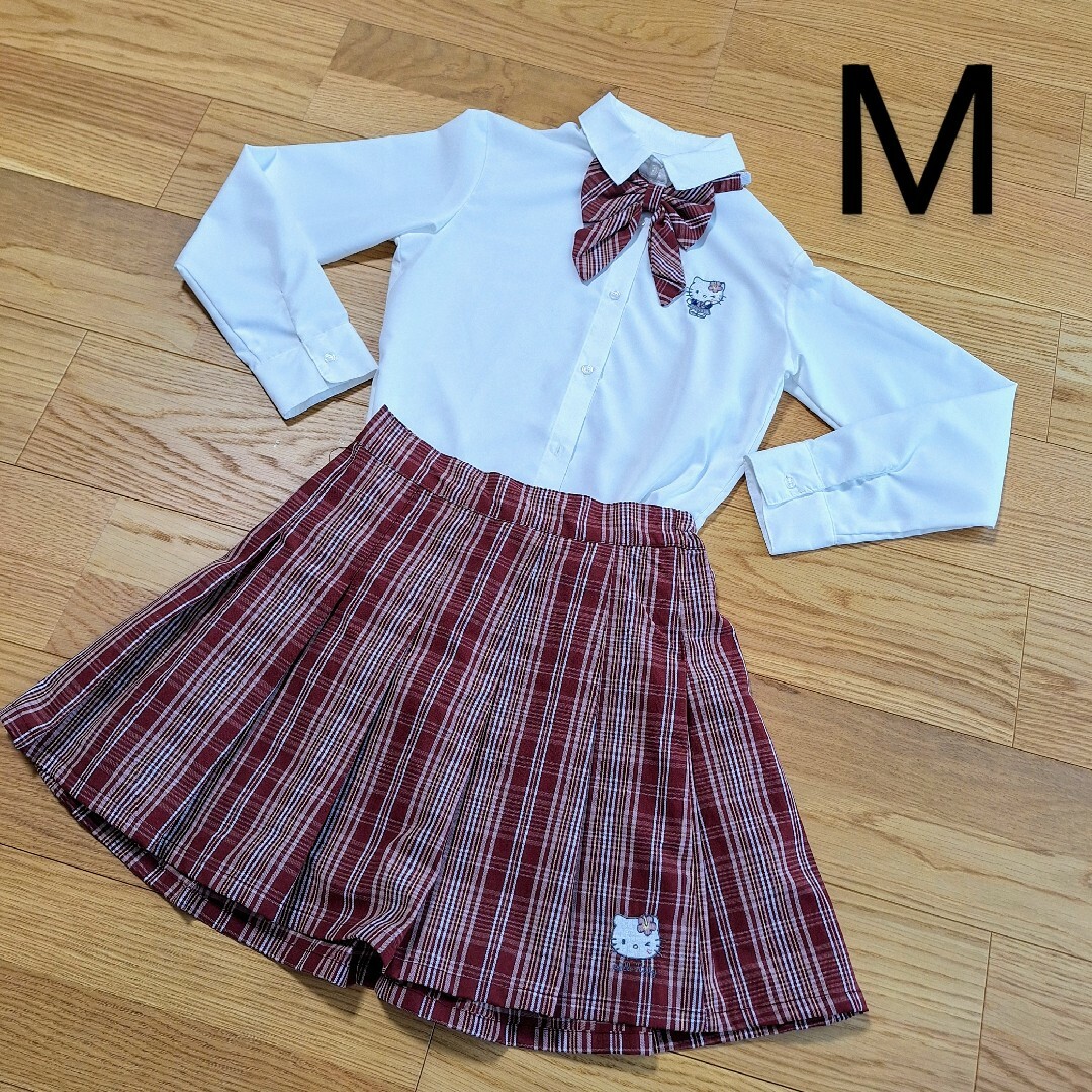 サンリオ(サンリオ)の【訳ありお得！】　新品　キティちゃん　制服　コスプレ　なりきり　コギャル レディースのトップス(シャツ/ブラウス(長袖/七分))の商品写真