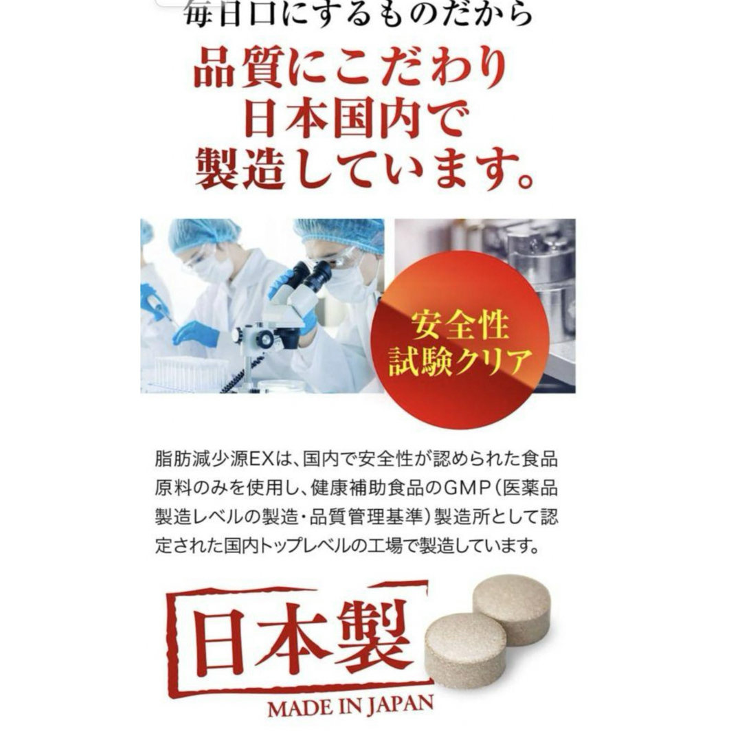 脂肪減少源EX60粒入り30日分　機能性表示食品　イソフラボン配合　日本製 コスメ/美容のダイエット(ダイエット食品)の商品写真