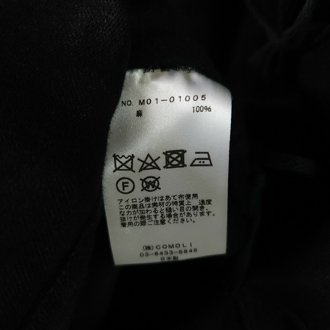 COMOLI(コモリ)の18SS COMOLI リネン起毛セットアップ チャコール コモリ メンズのスーツ(セットアップ)の商品写真