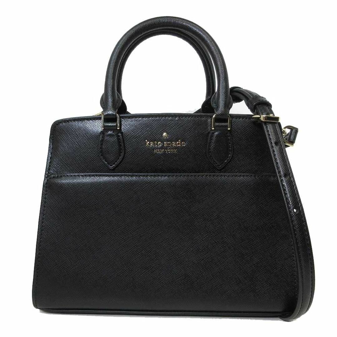 kate spade new york(ケイトスペードニューヨーク)の【新品】ケイトスペード バッグ ハンドバッグ KC437 001 (ブラック) kate spade マディソン レザー スモール 2WAY サッチェル 斜め掛け アウトレット レディース レディースのバッグ(ハンドバッグ)の商品写真