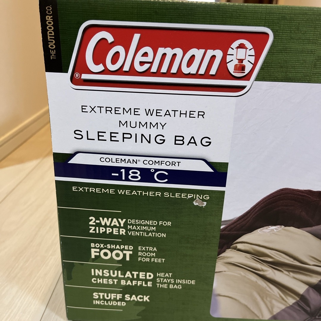 Coleman(コールマン)のColeman コールマン 寝袋2個　新品 スポーツ/アウトドアのアウトドア(寝袋/寝具)の商品写真