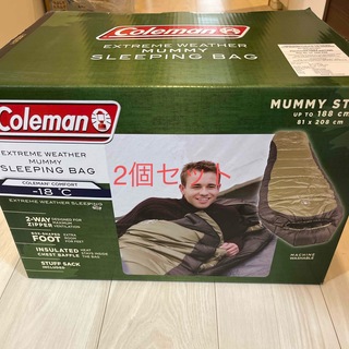 コールマン(Coleman)のColeman コールマン 寝袋2個　新品(寝袋/寝具)