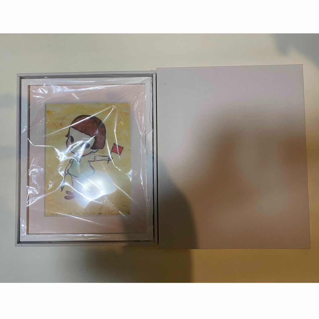 奈良美智 額装版ポスター [手旗信号少女] エンタメ/ホビーのコレクション(印刷物)の商品写真