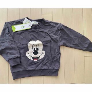 ディズニー(Disney)のディズニー　Disney ミッキー　薄手トレーナー　100(Tシャツ/カットソー)