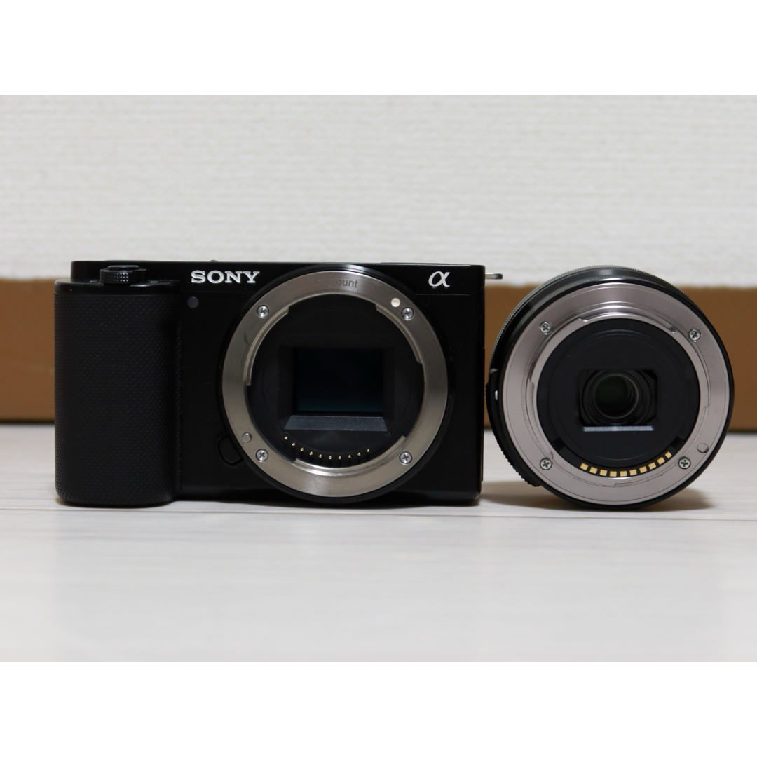 SONY(ソニー)のSONY VLOGCAM ZV-E10L ブラック スマホ/家電/カメラのカメラ(ミラーレス一眼)の商品写真