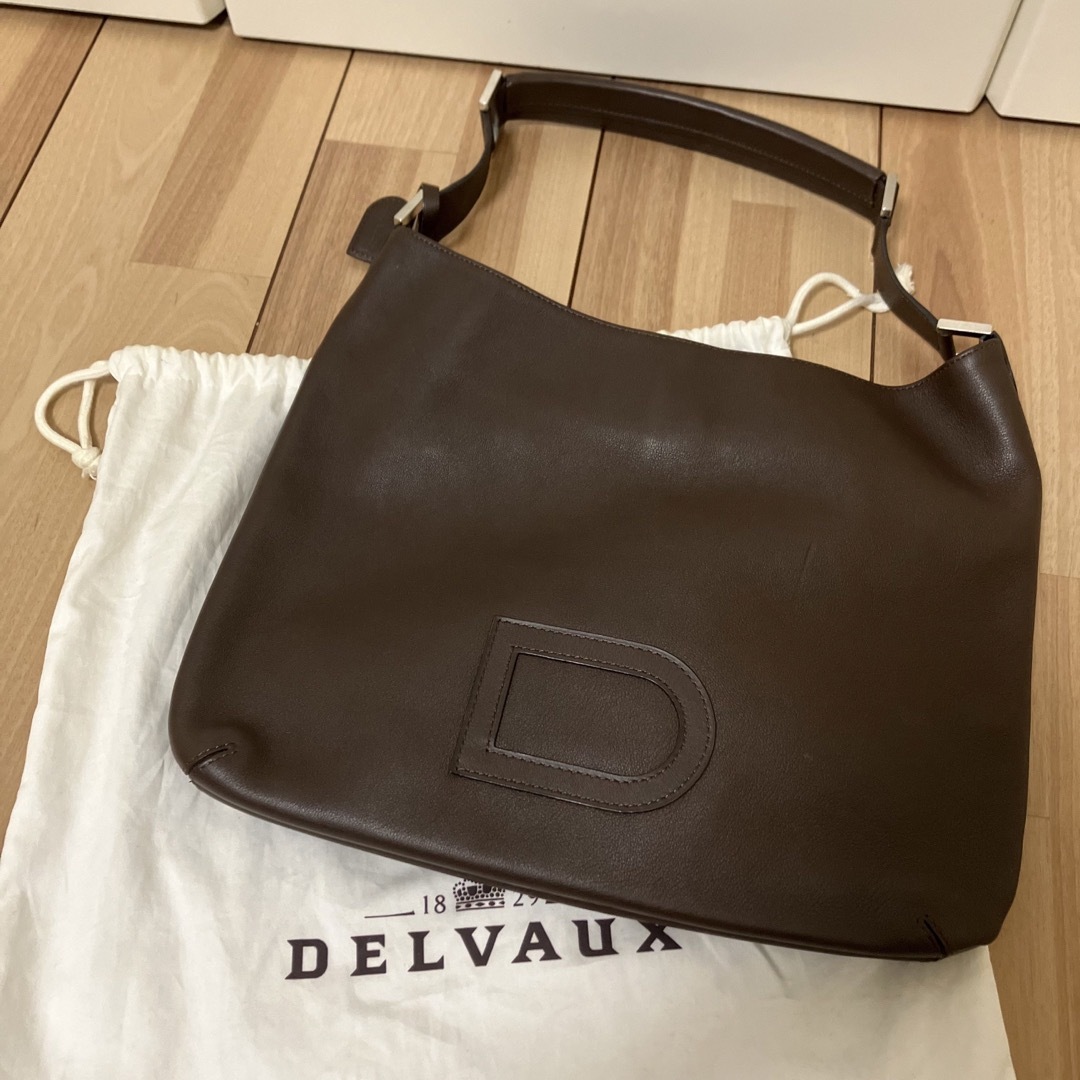 DELVAUX(デルヴォー)のデルヴォー　デルボー　DELVAUX　ハンドバッグ　ブラウン レディースのバッグ(ハンドバッグ)の商品写真