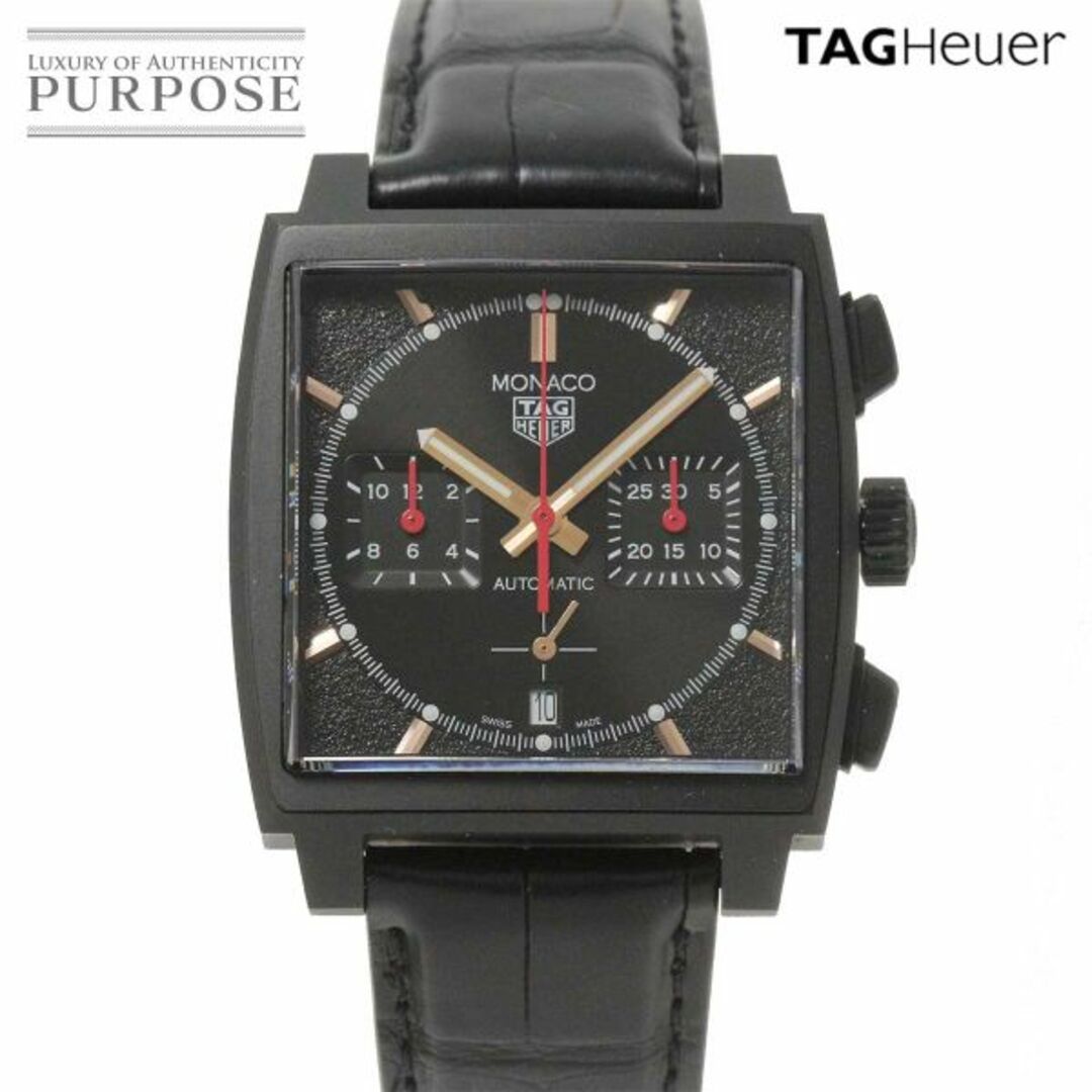 TAG Heuer(タグホイヤー)のタグホイヤー TAG Heuer モナコ スペシャルエディション CBL2180 メンズ 腕時計 デイト ブラック 文字盤 自動巻き Monaco VLP 90227781 メンズの時計(腕時計(アナログ))の商品写真