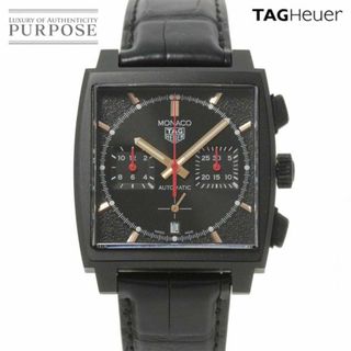 タグホイヤー(TAG Heuer)のタグホイヤー TAG Heuer モナコ スペシャルエディション CBL2180 メンズ 腕時計 デイト ブラック 文字盤 自動巻き Monaco VLP 90227781(腕時計(アナログ))