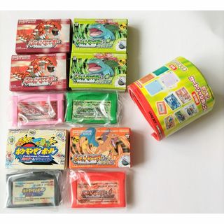 ポケモン(ポケモン)の【非売品】ゲームボーイアドバンスSP ポケモンカートリッジけしゴム6個ルビー(アニメ/ゲーム)