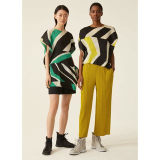 PLEATS PLEASE ISSEY MIYAKE MOTION GREEN