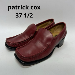パトリックコックス(PATRICK COX)のpatrick cox ローファー　ワナビー　24 パンプス　レッド　赤　37(ローファー/革靴)