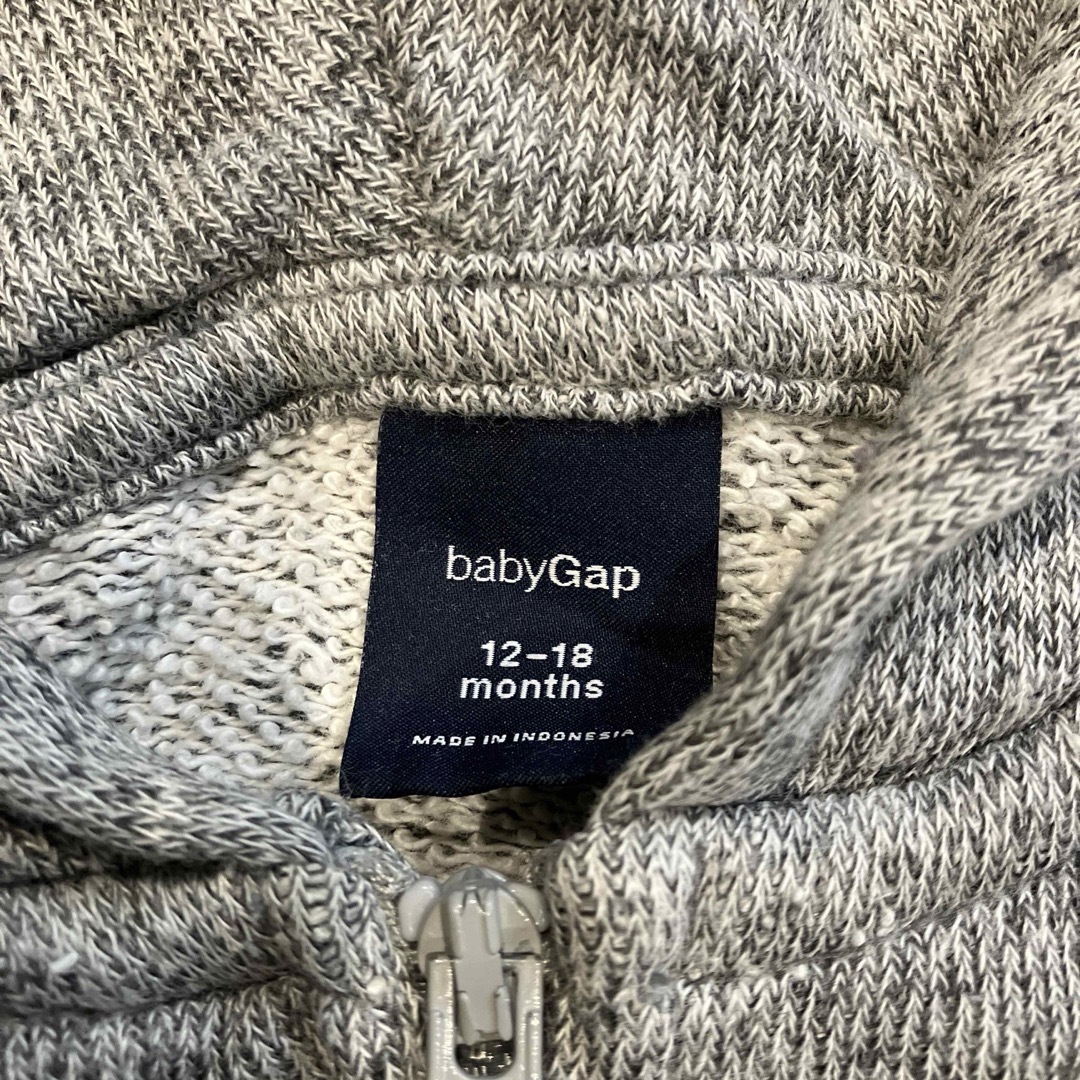 babyGAP(ベビーギャップ)のbabyGap パーカー3点セット　80サイズ キッズ/ベビー/マタニティのベビー服(~85cm)(トレーナー)の商品写真
