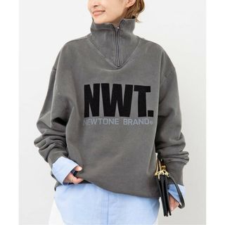 ドゥーズィエムクラス(DEUXIEME CLASSE)の新品ドゥーズィエムクラスNEWTONE/ニュートーン HALF ZIP TOP(トレーナー/スウェット)