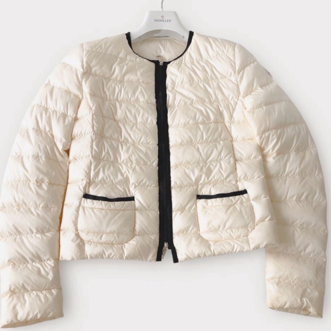 MONCLER モンクレールレディースダウン0ノーカラーライトダウン MONCLER モンクレールレディースダウン0ノーカラーライトダウン