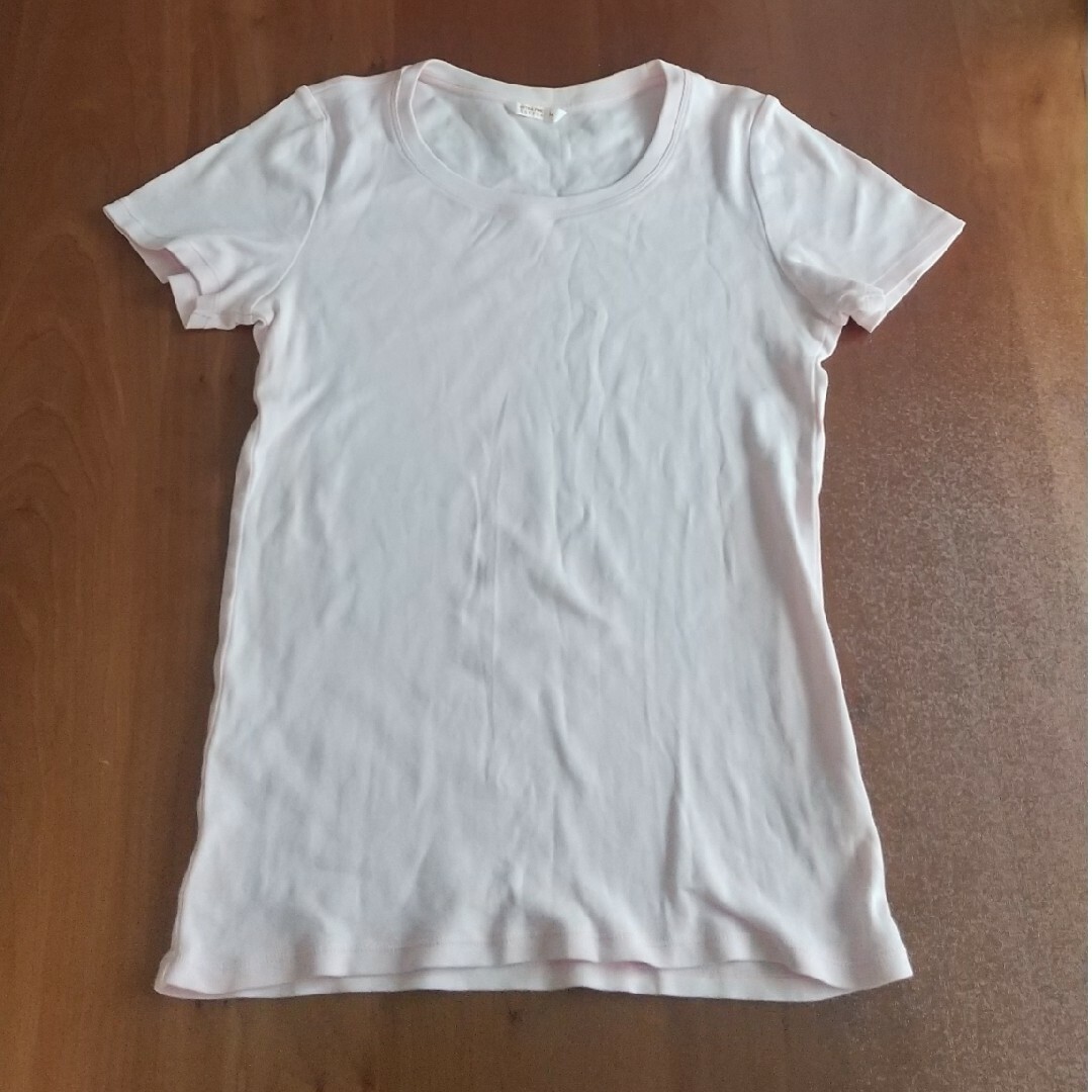 UNIQLO(ユニクロ)のユニクロ 綿100％Tシャツ レディースのトップス(Tシャツ(半袖/袖なし))の商品写真