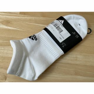 アディダス(adidas)のadidas アディダス ローカットソックス L(28～30cm) 3足セット白(ソックス)