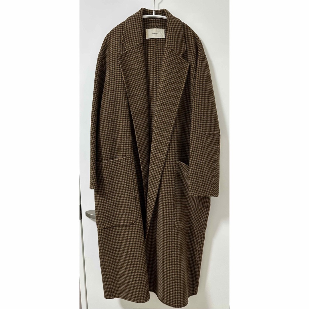 TODAYFUL(トゥデイフル)のTODAYFUL Over Check Coat レディースのジャケット/アウター(ロングコート)の商品写真