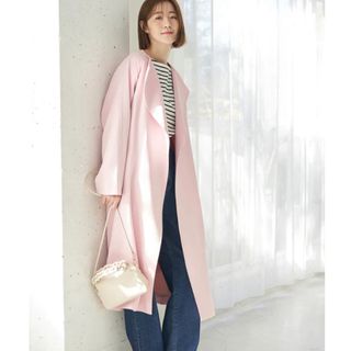 Rope' Picnic - 【新品タグ付き】非フッ素撥水加工UVカット/ドライギャバノーカラートレンチコート