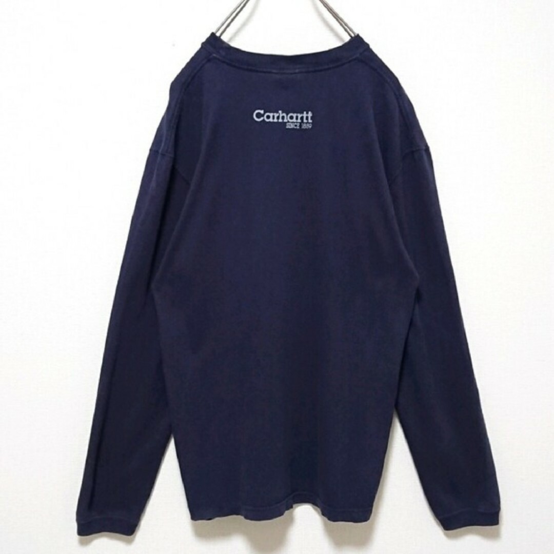 carhartt(カーハート)のカーハート フロント プリント ロゴ 長袖 Tシャツ メンズのトップス(Tシャツ/カットソー(七分/長袖))の商品写真