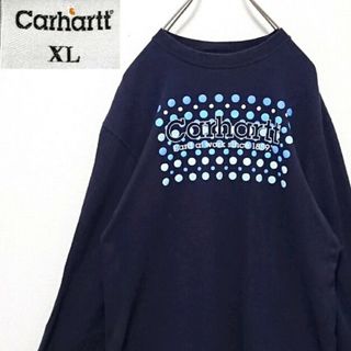 カーハート(carhartt)のカーハート フロント プリント ロゴ 長袖 Tシャツ(Tシャツ/カットソー(七分/長袖))