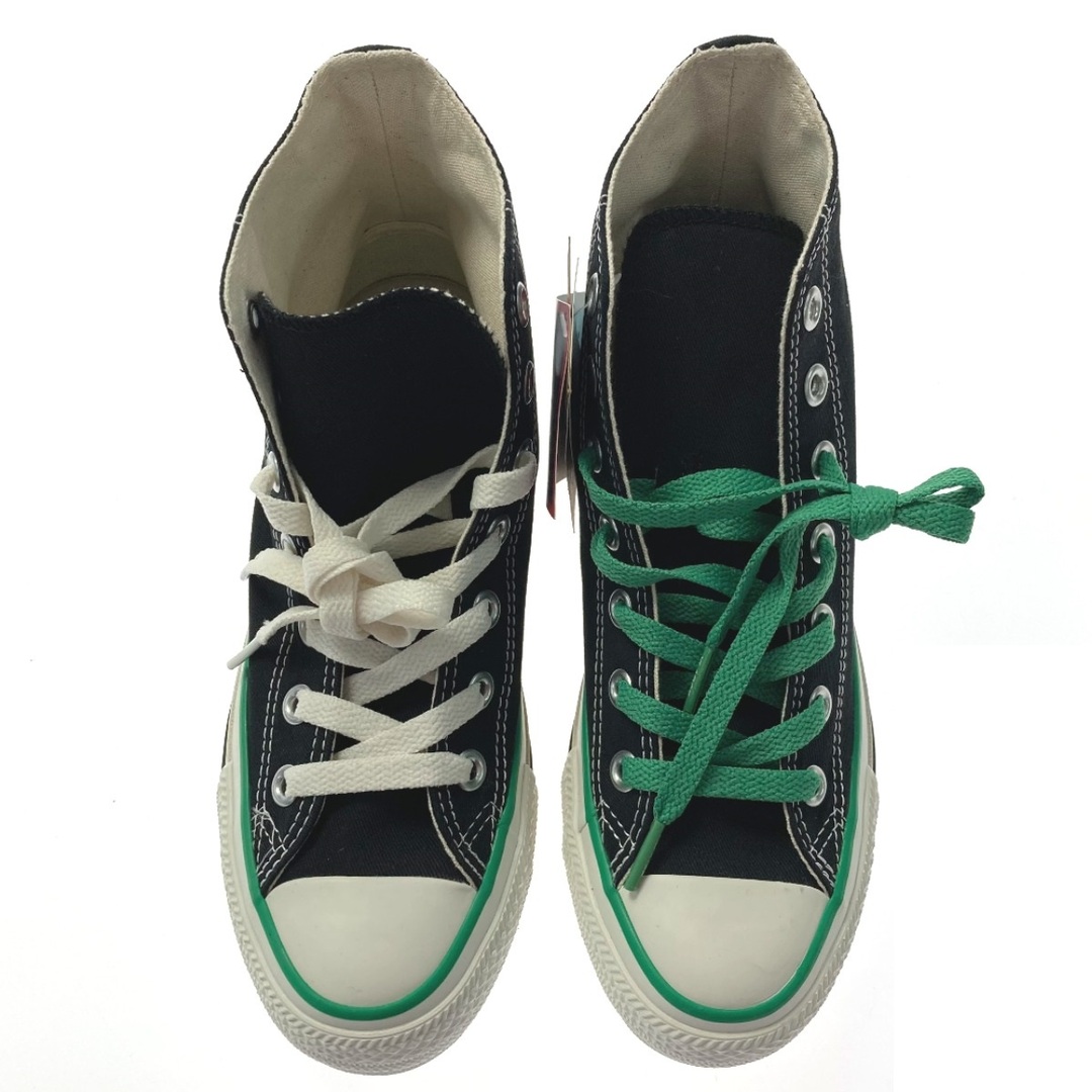 CONVERSE(コンバース)の☆☆CONVERSE コンバース ALL STAR R XLARGE HI スニーカー SIZE 23.5cm ユニセックス 1SD411 ブラック×グリーン レディースの靴/シューズ(スニーカー)の商品写真