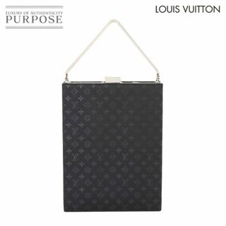 ルイヴィトン(LOUIS VUITTON)の未使用 展示品 ルイ ヴィトン LOUIS VUITTON モノグラム サテン アンジュ GM ハンド バッグ ブラック M92100 VLP 90227144(ハンドバッグ)