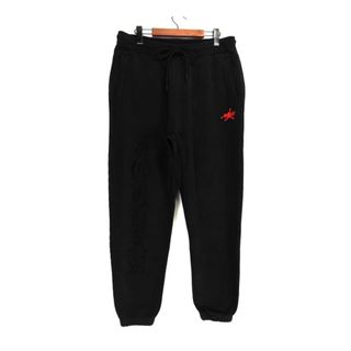 NIKE - ジョーダン ブランド JORDAN BRAND × アウェイク ニューヨーク AWAKE NY ■ 【 M J AWNY FLC PANT FQ5445 010 】 ロゴ 刺繍 デザイン フリース スウェット パンツ　32423