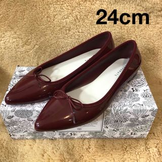 レペット(repetto)のTEMPERATE テンパレイト ALMA ボルドー レインシューズ  24cm(レインブーツ/長靴)