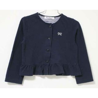 ファミリア(familiar)の【春物 新入荷!】現行〓ファミリア/familiar〓110m  カーディガン 紺【中古】 子供服 キッズ kids 女の子 春秋 513042(カーディガン)