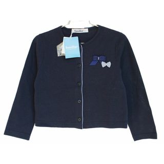 familiar - 【春物 新入荷!】新品 未使用品[ファミリア/familiar]110cm カーディガン/ボレロ 紺 子供服 キッズ kids 女の子 春夏 tops 513042