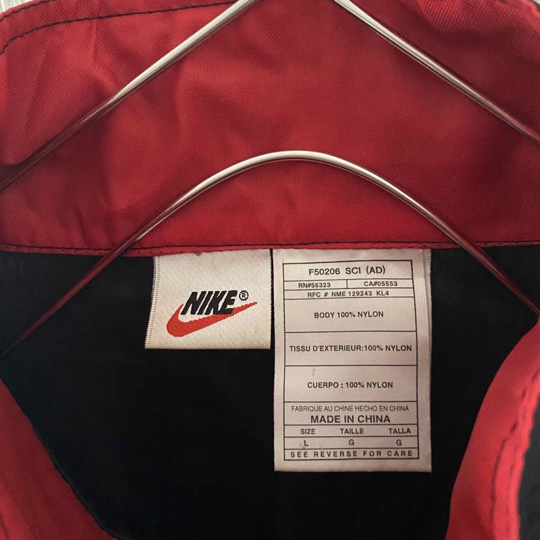 NIKE - 90sNIKEナイキ銀タグハーフジップナイロンジャケット NIKE - 90sNIKEナイキ銀タグハーフジップナイロンジャケット