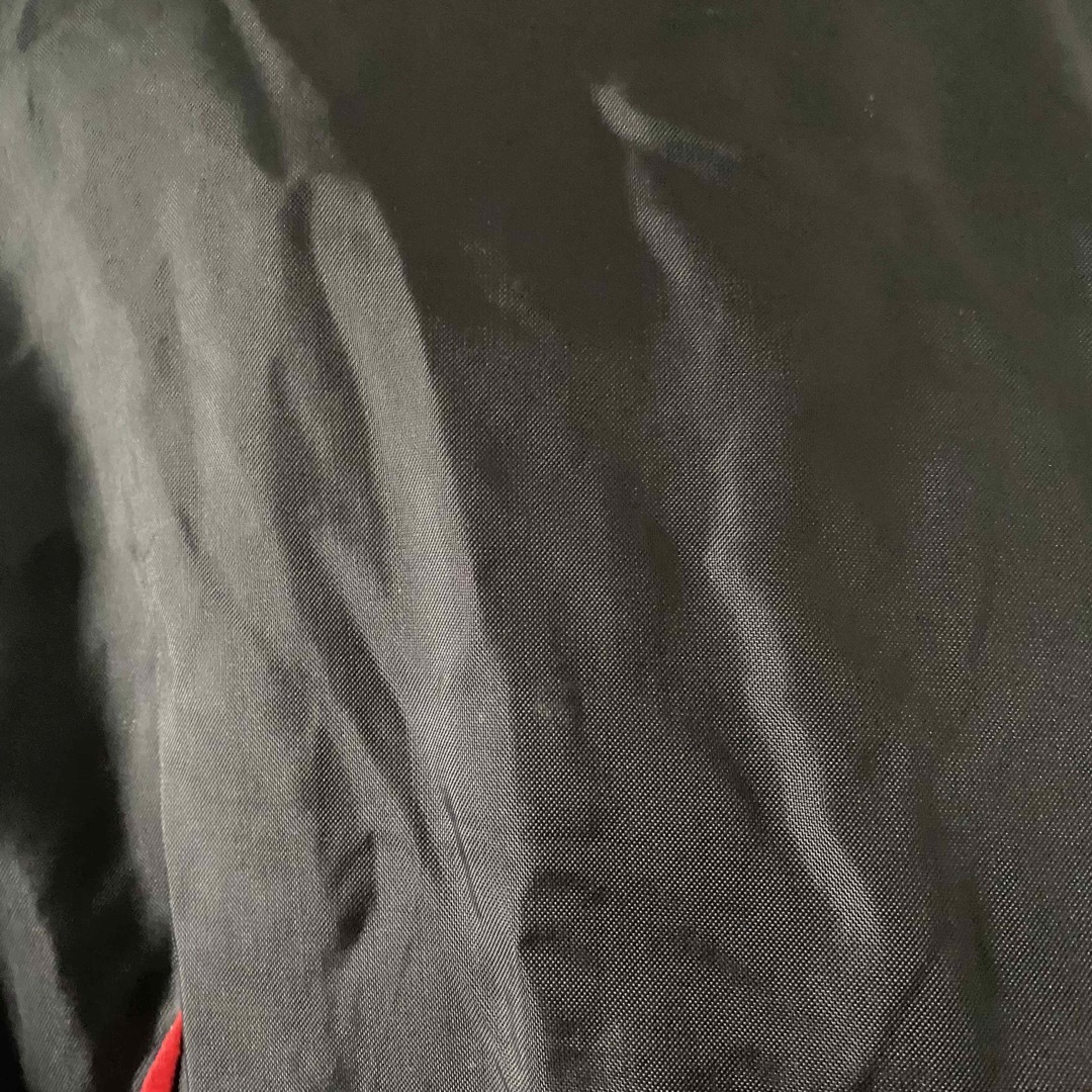 NIKE(ナイキ)の90sNIKEナイキ銀タグハーフジップナイロンジャケットジャンパーメンズ長袖黒赤 メンズのジャケット/アウター(ナイロンジャケット)の商品写真