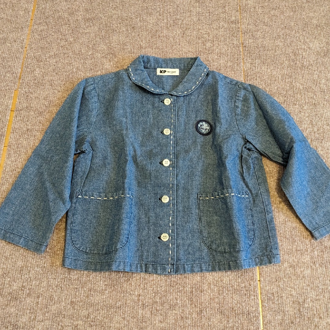 KP(ニットプランナー)のKP キッズデニムシャツ 110 キッズ/ベビー/マタニティのキッズ服女の子用(90cm~)(ブラウス)の商品写真