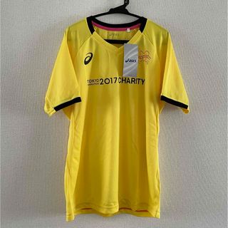 アシックスショウジ(asics)の未使用品　asics ランニングTシャツ　M(ウェア)