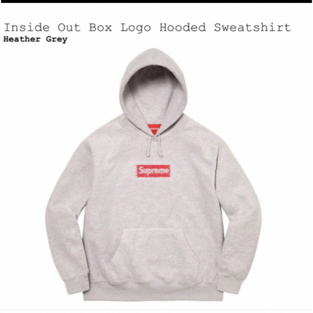 Supreme(シュプリーム)のInside Out Box Logo Hooded Sweatshirt メンズのトップス(パーカー)の商品写真