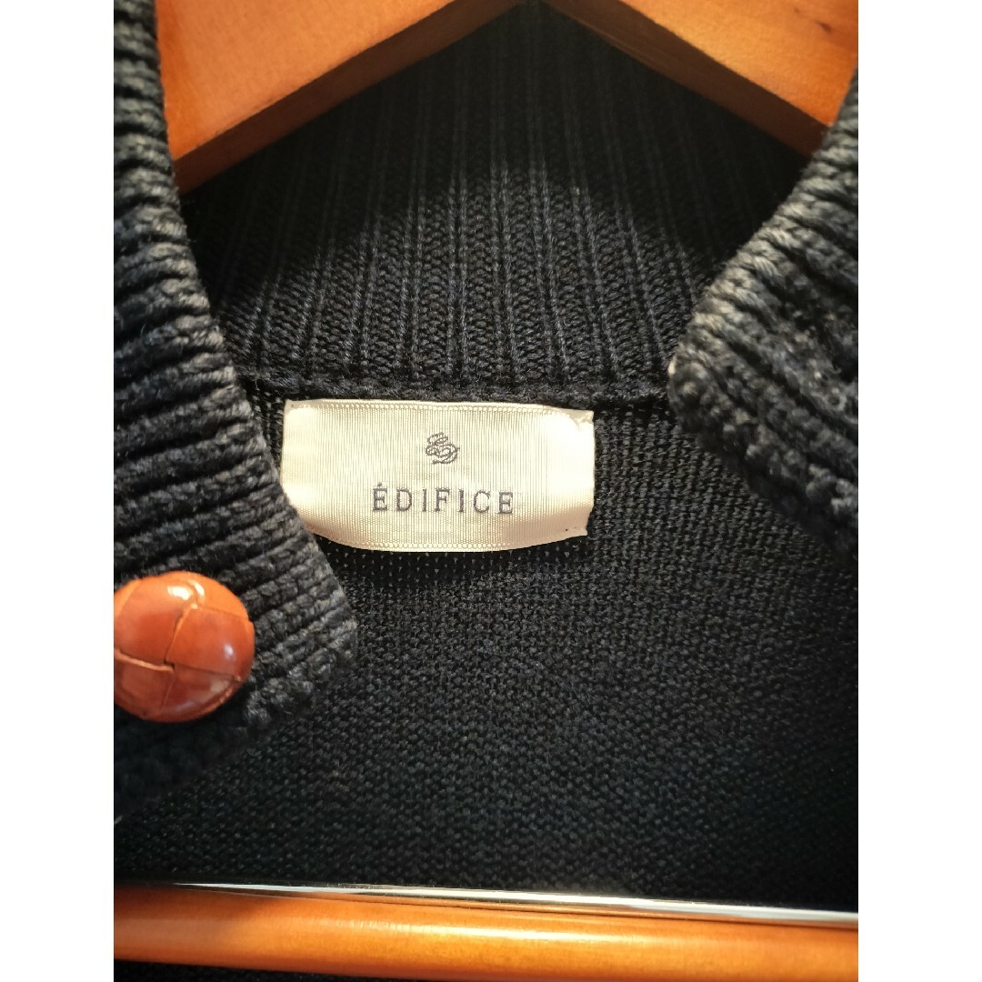 EDIFICE(エディフィス)のエディフィス　カーディガン　メンズＭサイズ メンズのトップス(カーディガン)の商品写真