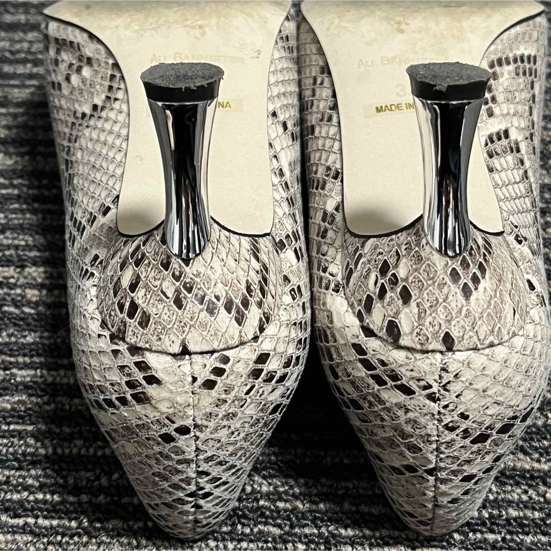 オゥ バニスター ♡ ハイヒール　パンプス　パイソン柄　22.5cm （35） レディースの靴/シューズ(ハイヒール/パンプス)の商品写真