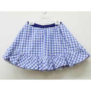 ニットプランナー(KP)の【春夏物 新入荷!】▽ニットプランナー/KP/ケーピー▽130cm リバーシブルスカート ブルー×白＆ネイビー【中古】子供服 キッズ kids 女の子 春夏 bottoms 313042(スカート)