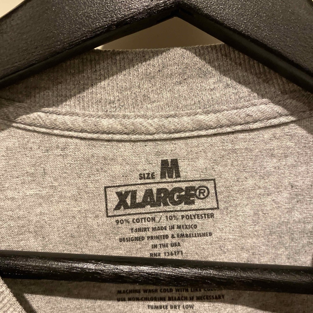 XLARGE(エクストララージ)のX-LARGE ロンT グレー 灰 エクストララージ カモ タイガー リーフ 柄 メンズのトップス(Tシャツ/カットソー(七分/長袖))の商品写真