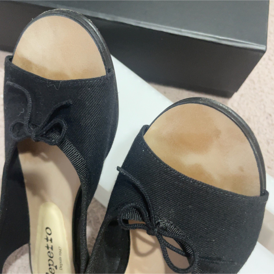 repetto(レペット)の【repetto復刻別注】VOG オープントゥバレリーナ レディースの靴/シューズ(サンダル)の商品写真