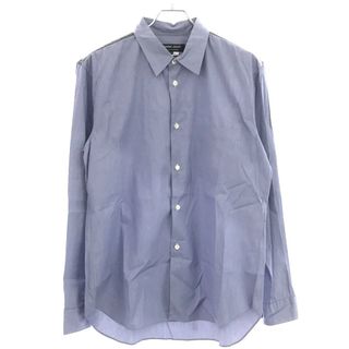 コムデギャルソン(COMME des GARCONS)のCOMME des GARCONS HOMME DEUX コムデギャルソンオムドゥ 13AW ウールパッチ コットンシャツ ブルー M DL-B043(シャツ)