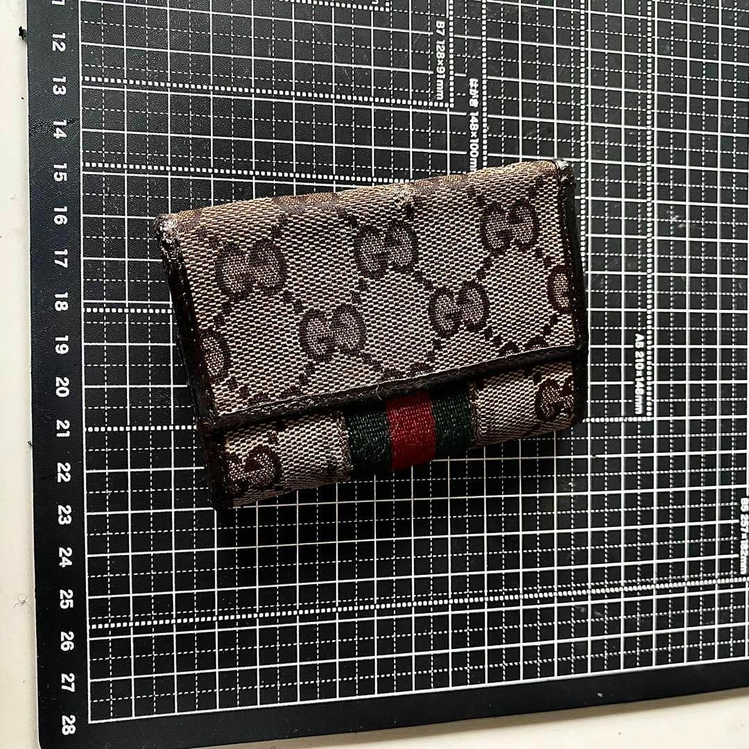 Gucci(グッチ)のGUCCI！GGキャンバス！シェリーライン6連キーケース！ メンズのファッション小物(折り財布)の商品写真