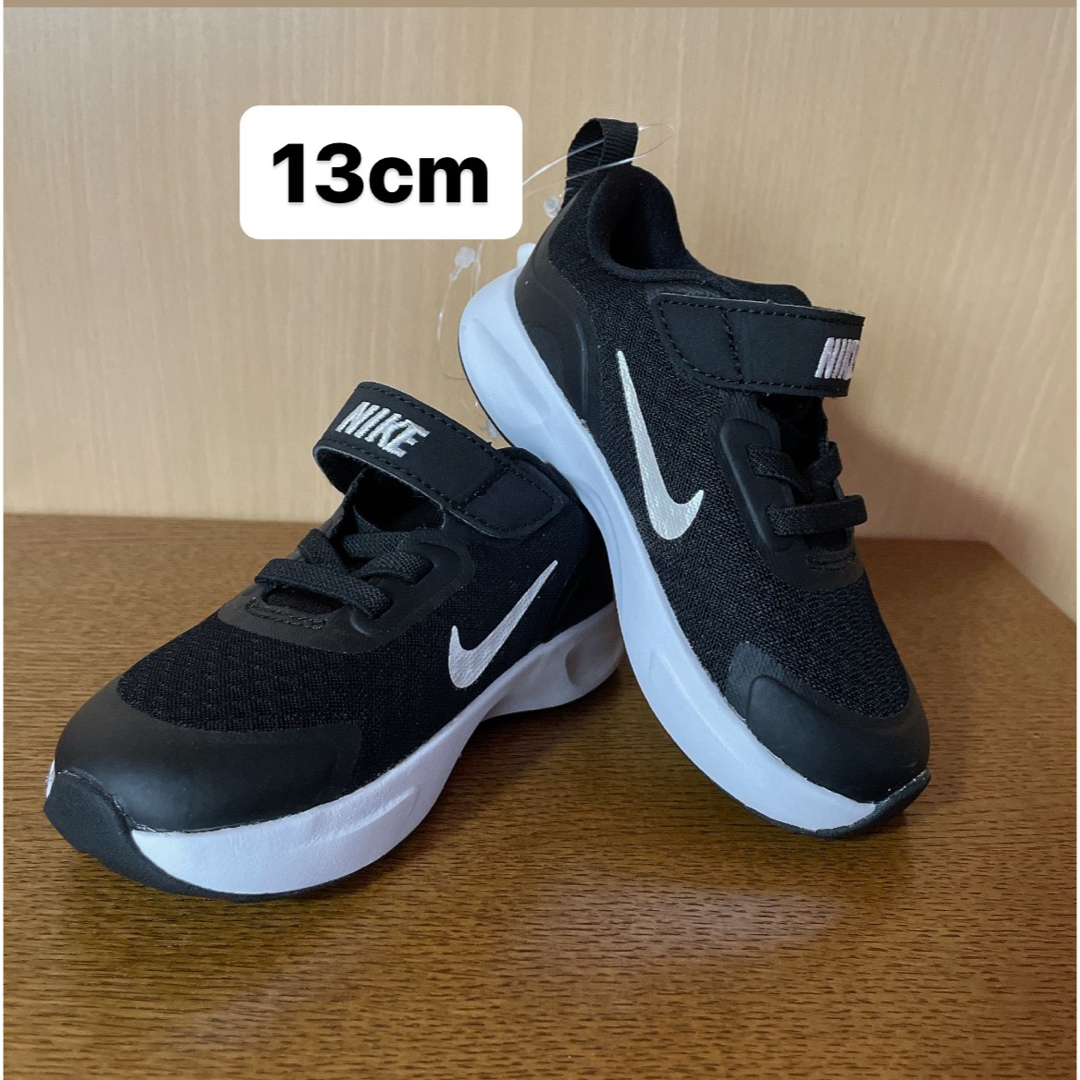 NIKE(ナイキ)のNIKE WEARALLDAY TD 7c 13cm  黒 キッズ/ベビー/マタニティのベビー靴/シューズ(~14cm)(スニーカー)の商品写真