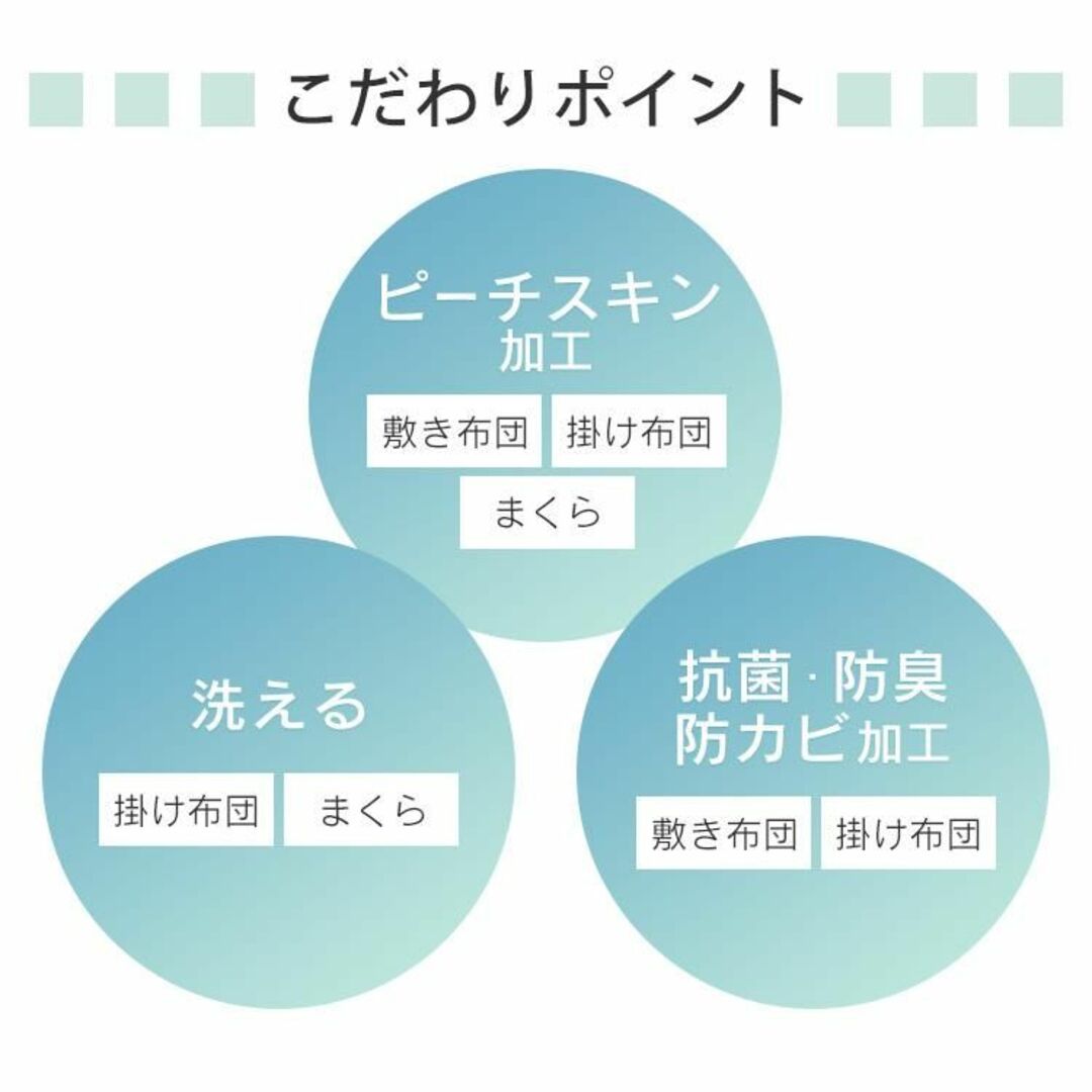 せェな様 専用【カラーブラウン】シングル 布団 (掛・敷・枕・他）4点セット インテリア/住まい/日用品の寝具(布団)の商品写真