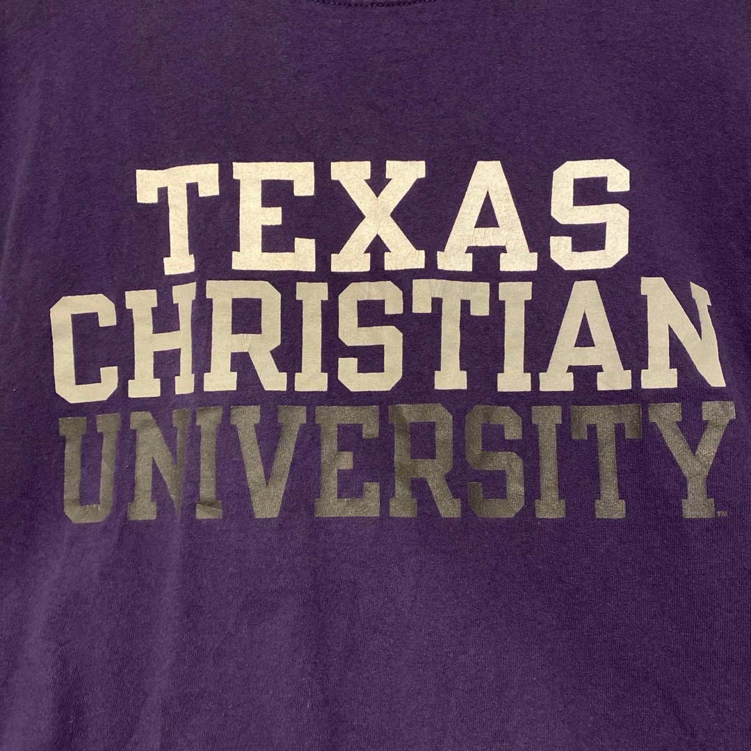 Champion(チャンピオン)の大学 カレッジ チャンピオン ロンT テキサス キリスト 宗教 アメリカ USA メンズのトップス(Tシャツ/カットソー(七分/長袖))の商品写真